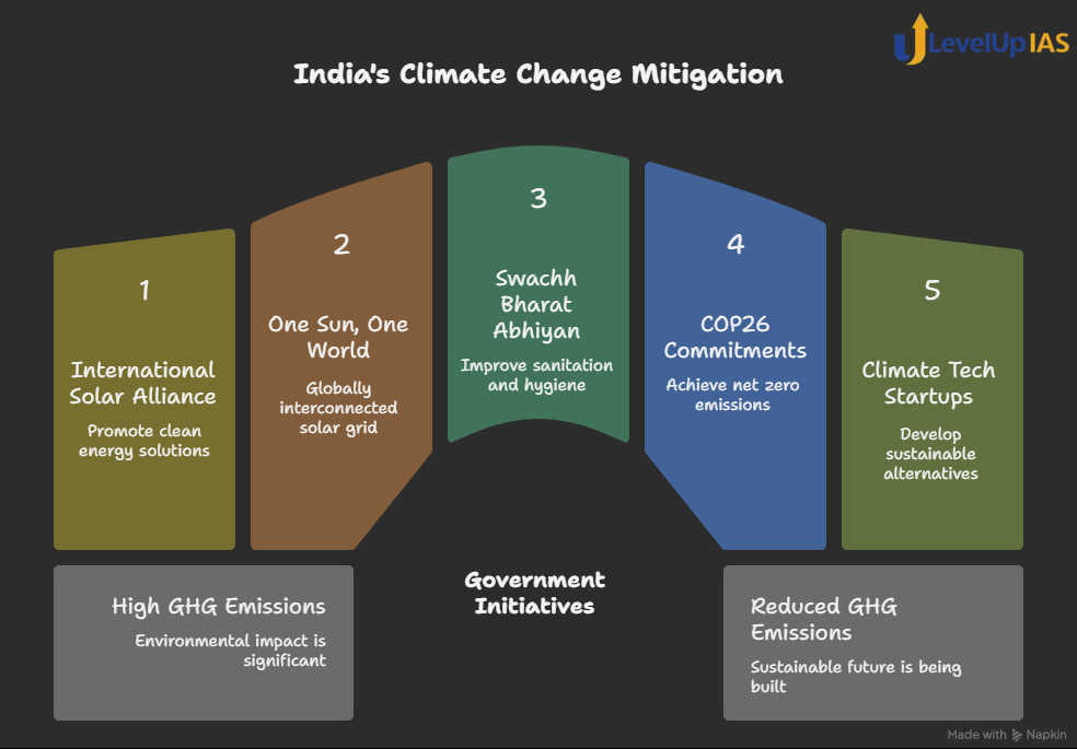 India's steps to mitigate GHSs